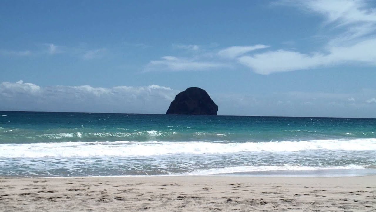 Martinique Plage Et Rocher Du Diamant Youtube Martinique Plage Et Rocher Du Diamant Youtube