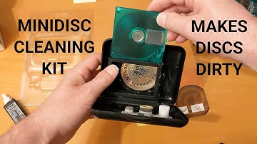 Minidisc Cleaner Troubleshooting