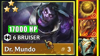 I BUILD a MONSTROSITY 17k HP Mundo TFT Set 16 Gameplay