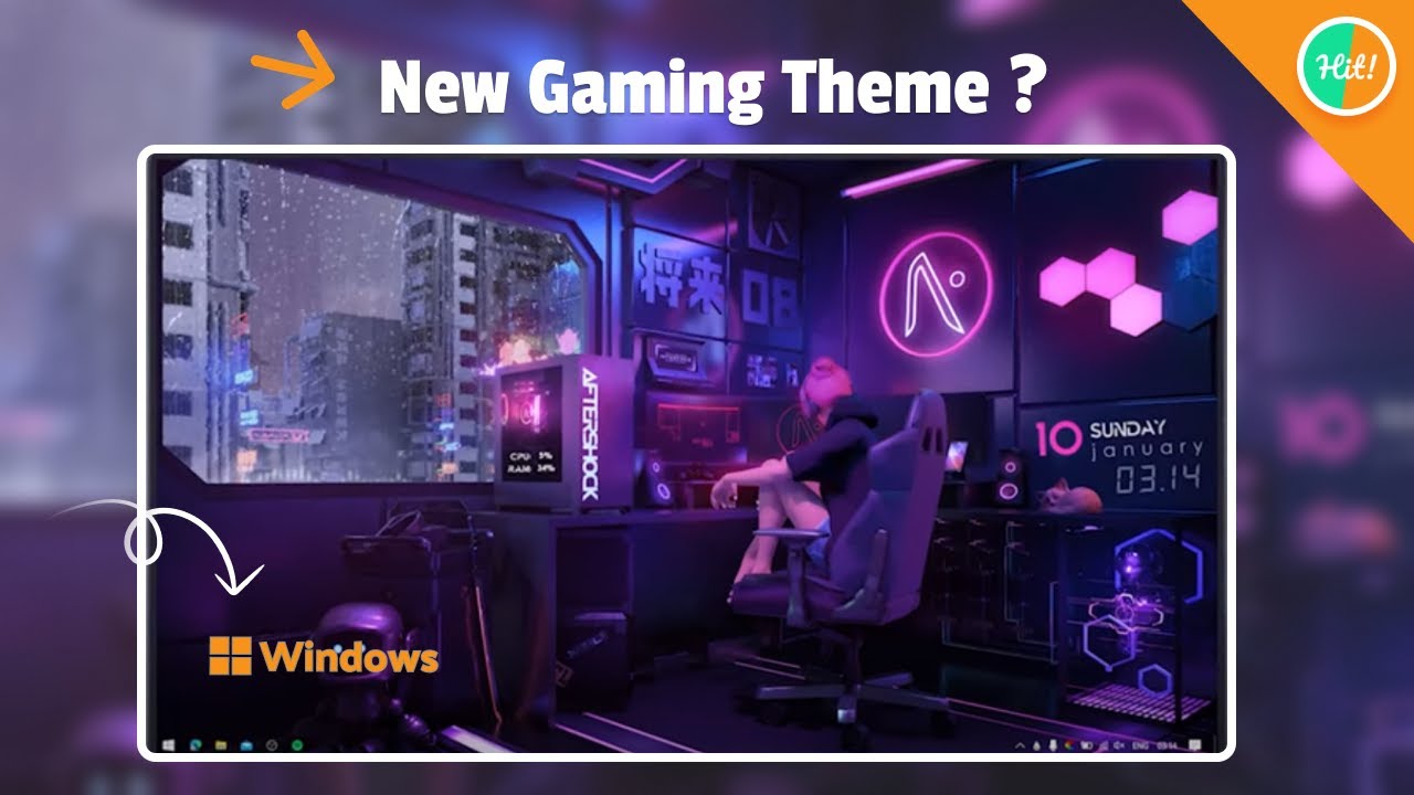 Windows 10 theme to make your desktop look cool || windows theme pack ...