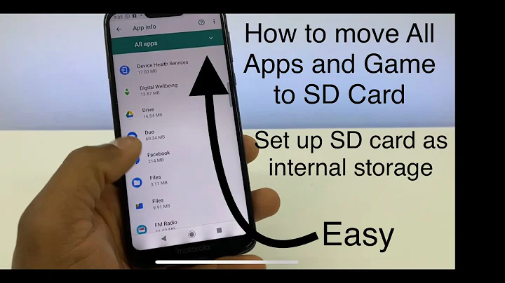 How to Move Apps and to SD Card Android / how to put Sd Card as internal storage