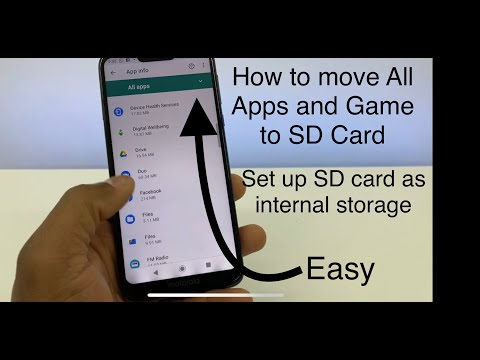 How to Move Apps and to SD Card Android / how to put Sd Card as internal storage hqdefault