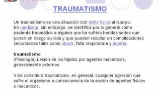 TRAUMATISMO - Primeros Auxilios