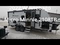 2022 Winnebago Micro Minnie 2108TB Travel Trailer