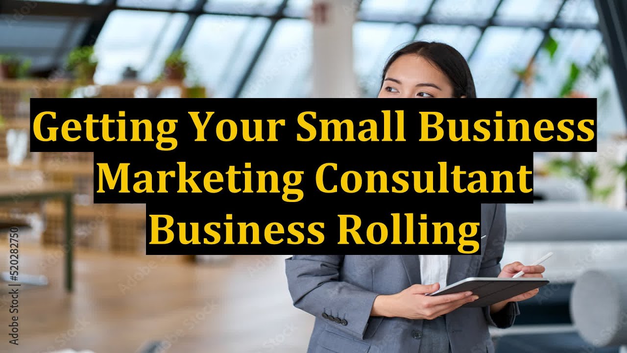 Getting Your Small Business Marketing Consultant Business Rolling
