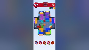 Color Block Jam Level 742 Walkthrough Solution 