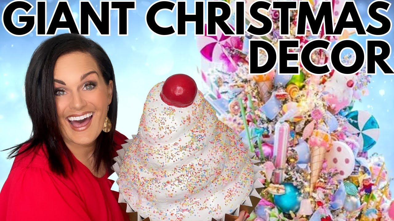 EASY GIANT DIY Christmas Ornaments for a Good Cause!