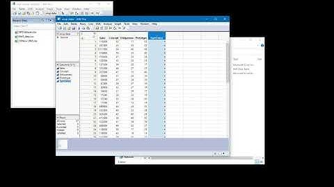 Transforming variables in JMP 15