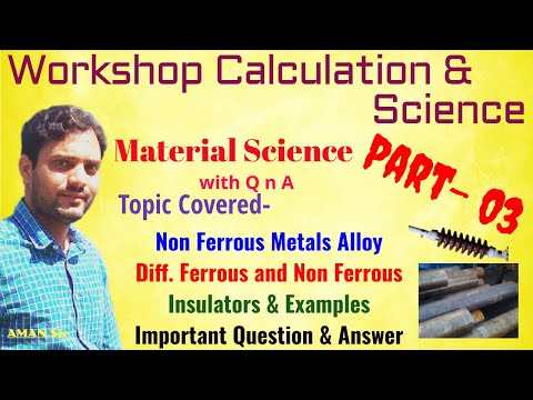 Material Science Part- 03 || Workshop Calculation and Science || ITI First Year Trainees || Aman Sir