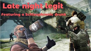 Late Night Legit featuring Schizophrenic drunk