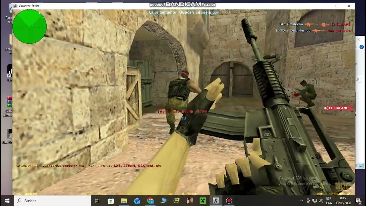 jugando en el servidor de @lucasmdq TWO y me lo encuentro