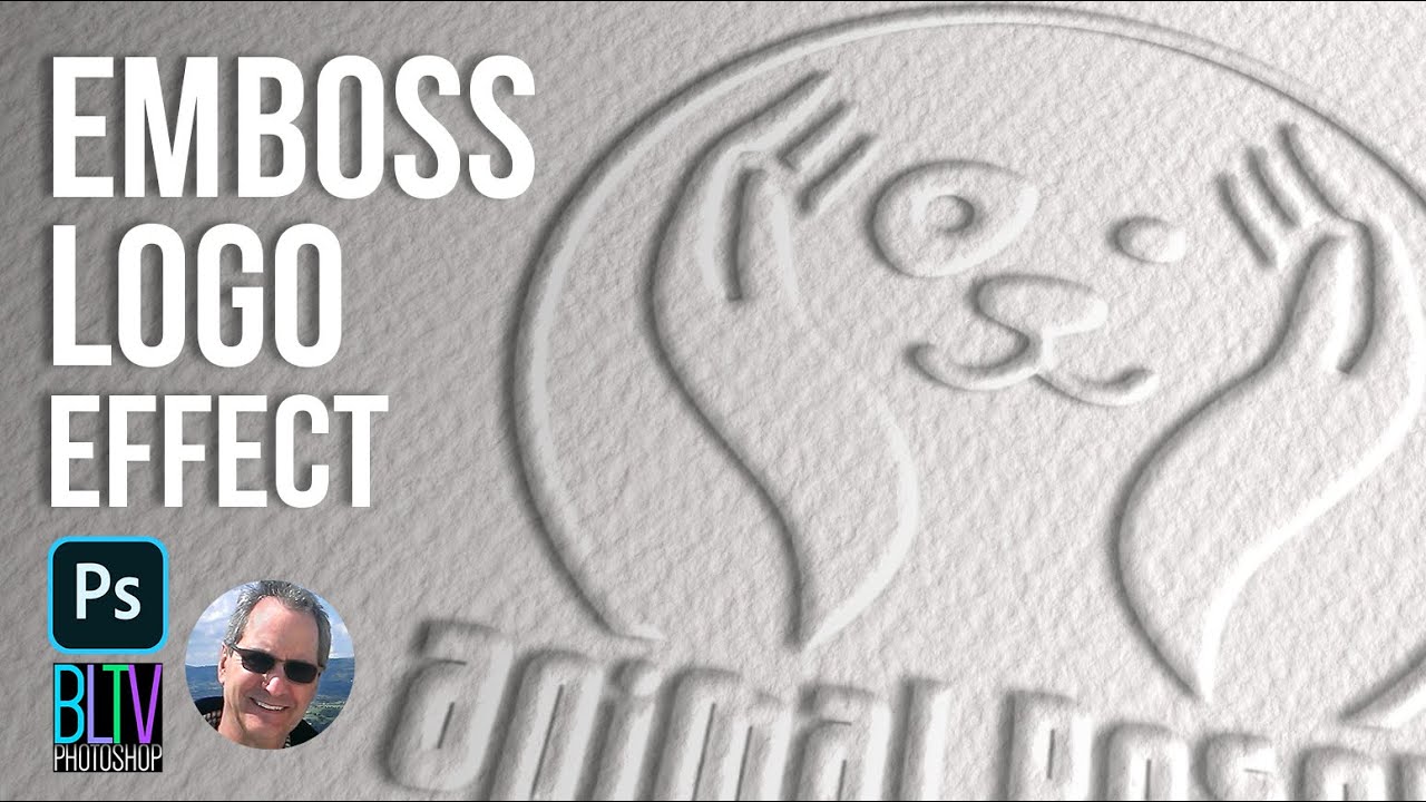 Photoshop: How to Create the Look of an Embossed Logo on Paper. 