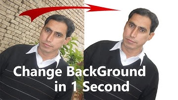 Change Photo Background with one click just in 1 second Urdu/Hindi