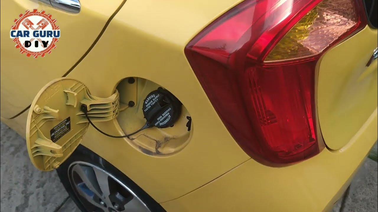 How To Open Fuel Door / Flap, KIA PICANTO / KIA MORNING CarGuruDIY