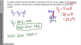 Writing Vertical Equations of Motion