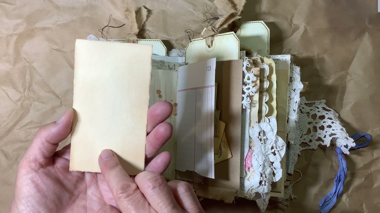 FOR SALE - Antique Lace Junk Journal