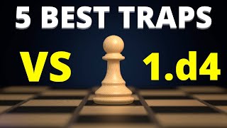 5 best chess opening traps for black against 1.d4