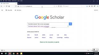 Finding Sources Using Google Scholar