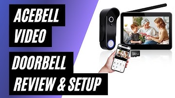 ACEBELL WiFi Video Door Doorbell Intercom System with 7