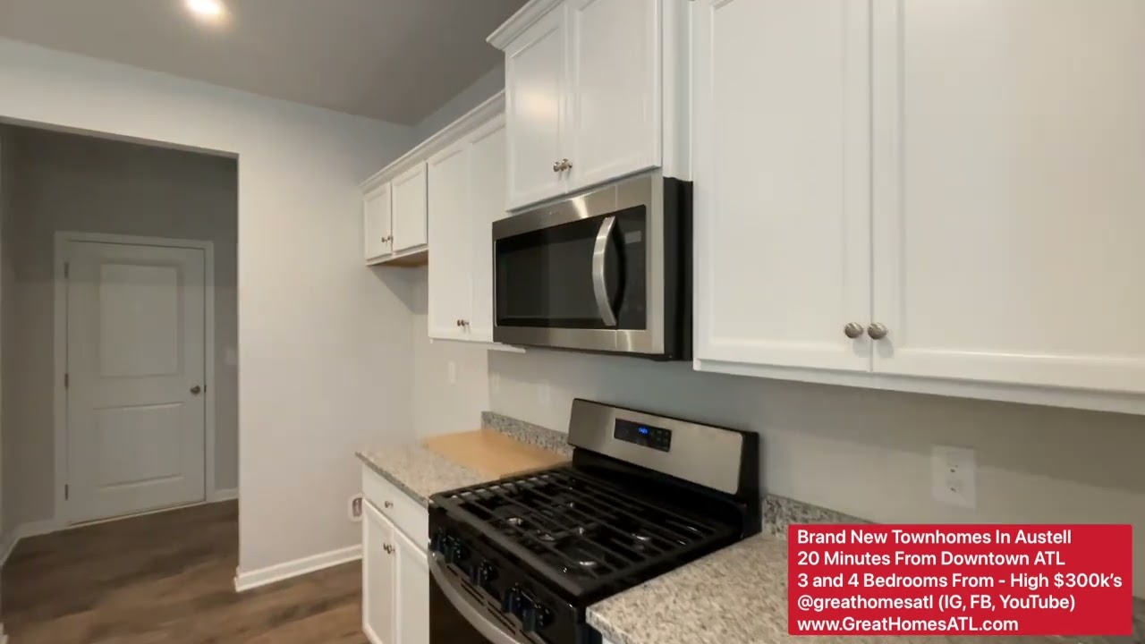 Brand New Austell Georgia Townhomes! $15K In Incentives. 30-60 Day Closes. Possible $12,500 DP AST.