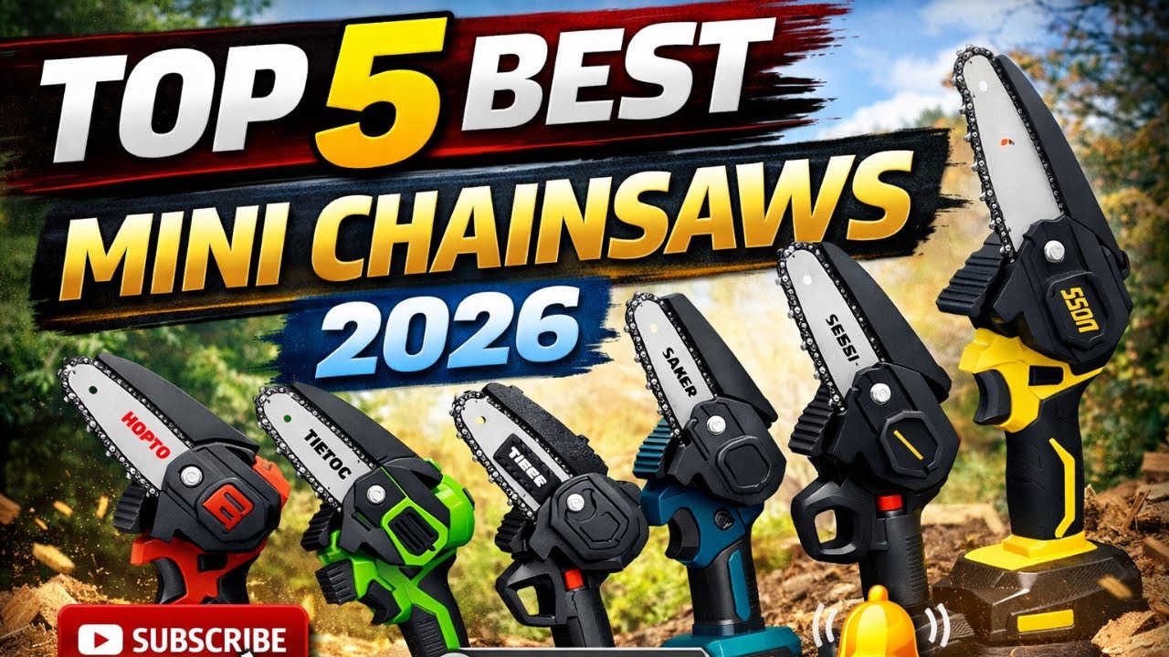 Top 5 Best Mini Chainsaws 2026 🔥 Cordless, Lightweight & Powerful Picks ...