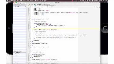 Screencast Corona SDK Game