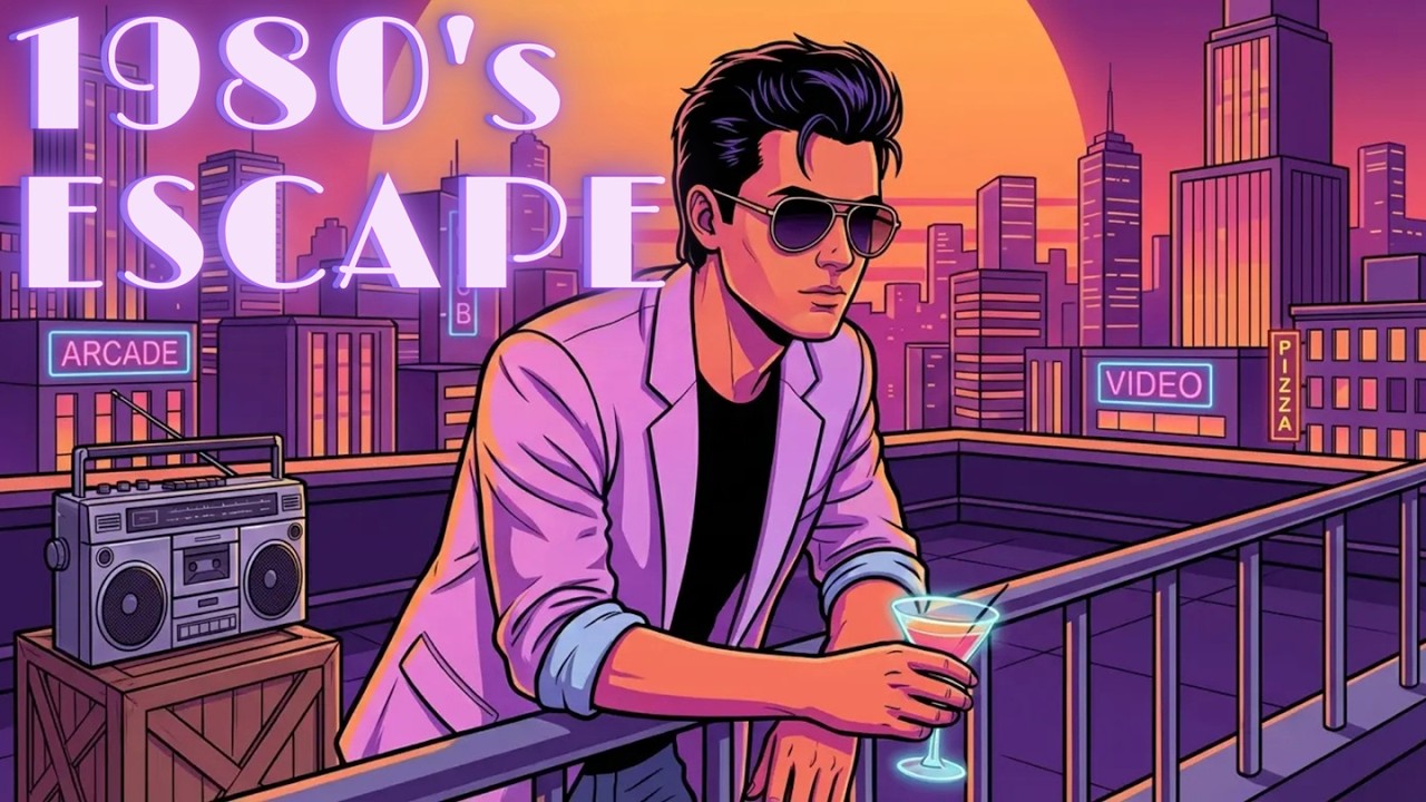 1980s Escape | Original Synthwave Album | 1 Hour of Instrumental Retro Synth-Pop