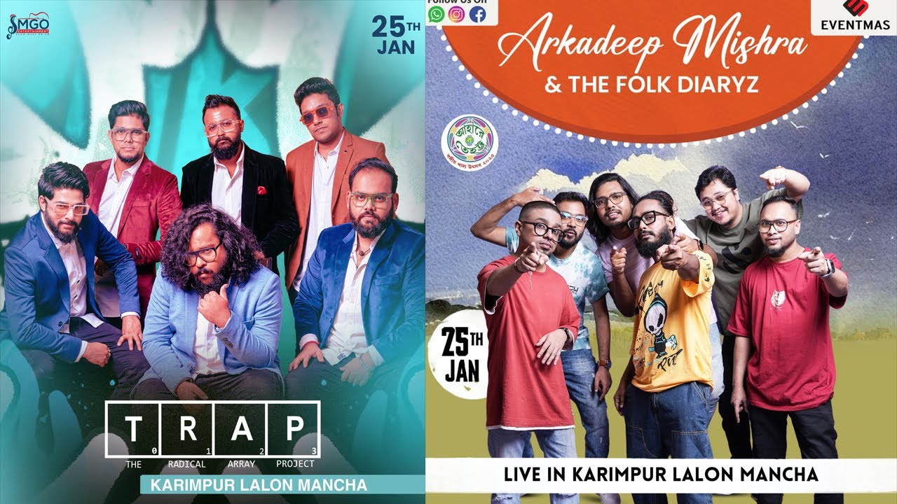 The Folk Diaryz & T.R.A.P band  live at 