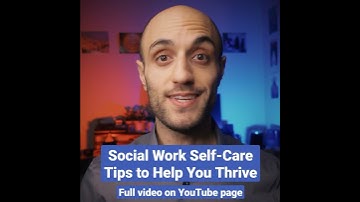 Social Work Self-Care Tips to Help You Thrive #shorts