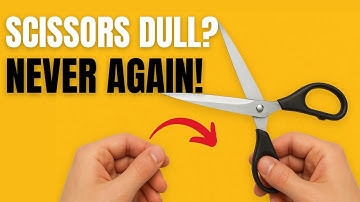 Sharpen Scissors the Easy Way – No Tools, No Hassle!