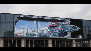 Zhuzhou Yuanxi real estate spacecraft 3D naked eye display