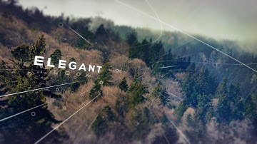 FREE AFTER EFFECTS TEMPLATES   Lines Parallax Slideshow Videohive