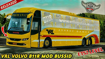 New VRL VOLVO B11R SLEEPER SHEEL BUS MOD For Bussid🥳Volvo Bus Mod For Bussid |New Bus Mod #bussidmod