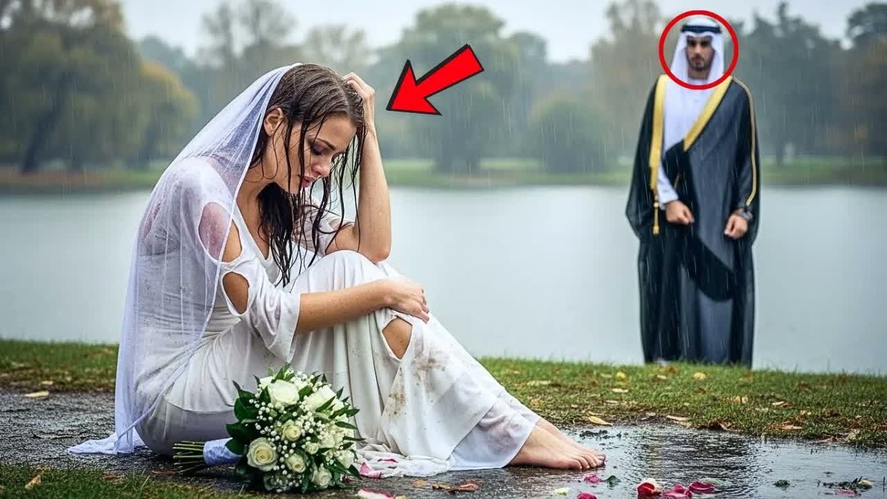 تركت يوم زفافها، فهربت للحديقة… حتى اقترب منها الملياردير العربي و…