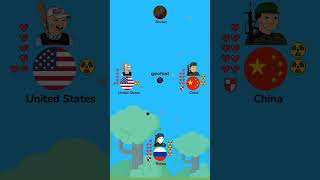 China vs USA vs Russia vs Bhutan #countrywar #shorts #subscribe #viral #like