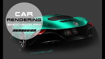 Car Rendering workflow (Sketchbook Pro)