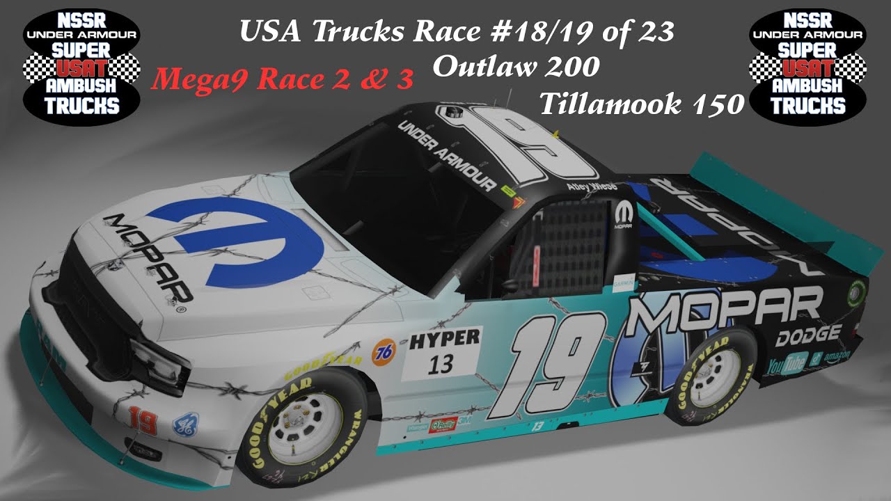 USA Trucks Mega9 Race 2 & 3. Williams Grove Outlaw 200 & Portland ...