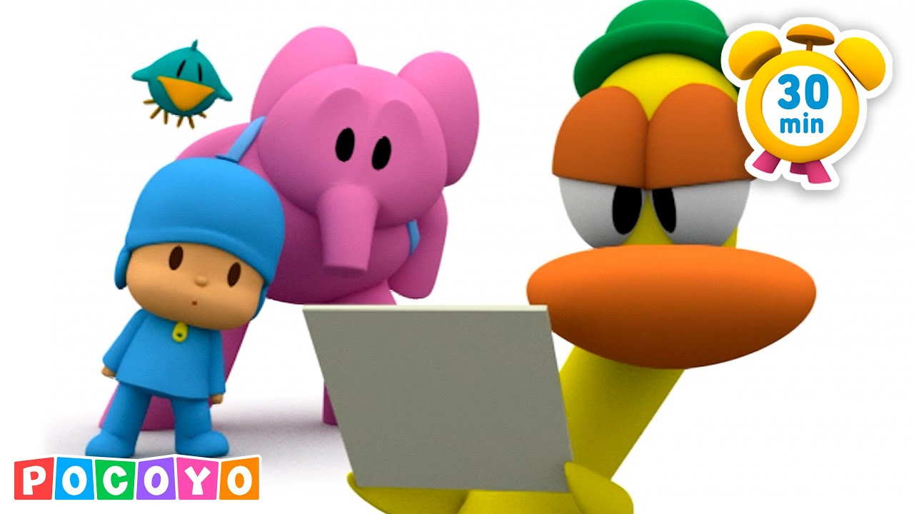 Pocoyo 🇦🇪 - القناة الرسمية - صور بوكويو مع أصدقائه من الحيوانات! 🐾 [30 دقيقة] رسوم متحركة للأطفال