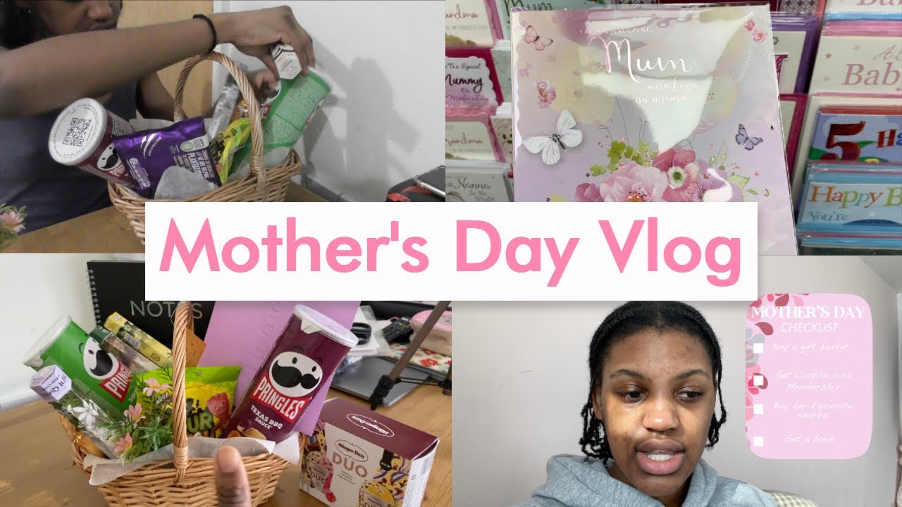 Mothers day prep week💞: Card shopping, DIY gift basket and trying not ...