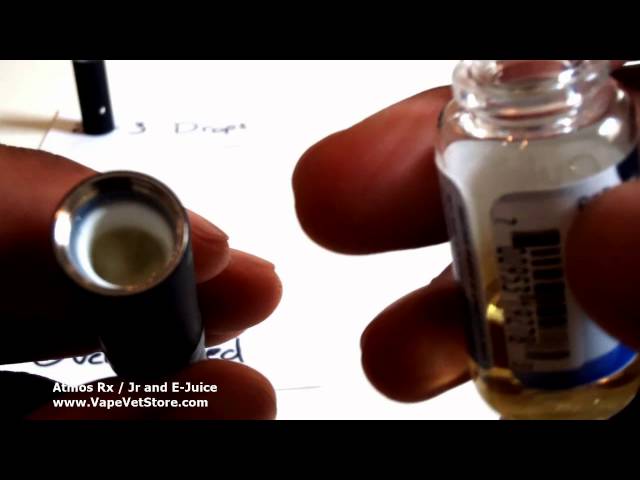 Using E-Juice and E-Liquid with Atmos Rx, Junior (Jr), and R2 with NO  attachments - YouTube