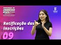 IFPE │Edital - Processo de ingresso 2023.1 - Retificação das Inscrições 09 [LIBRAS]