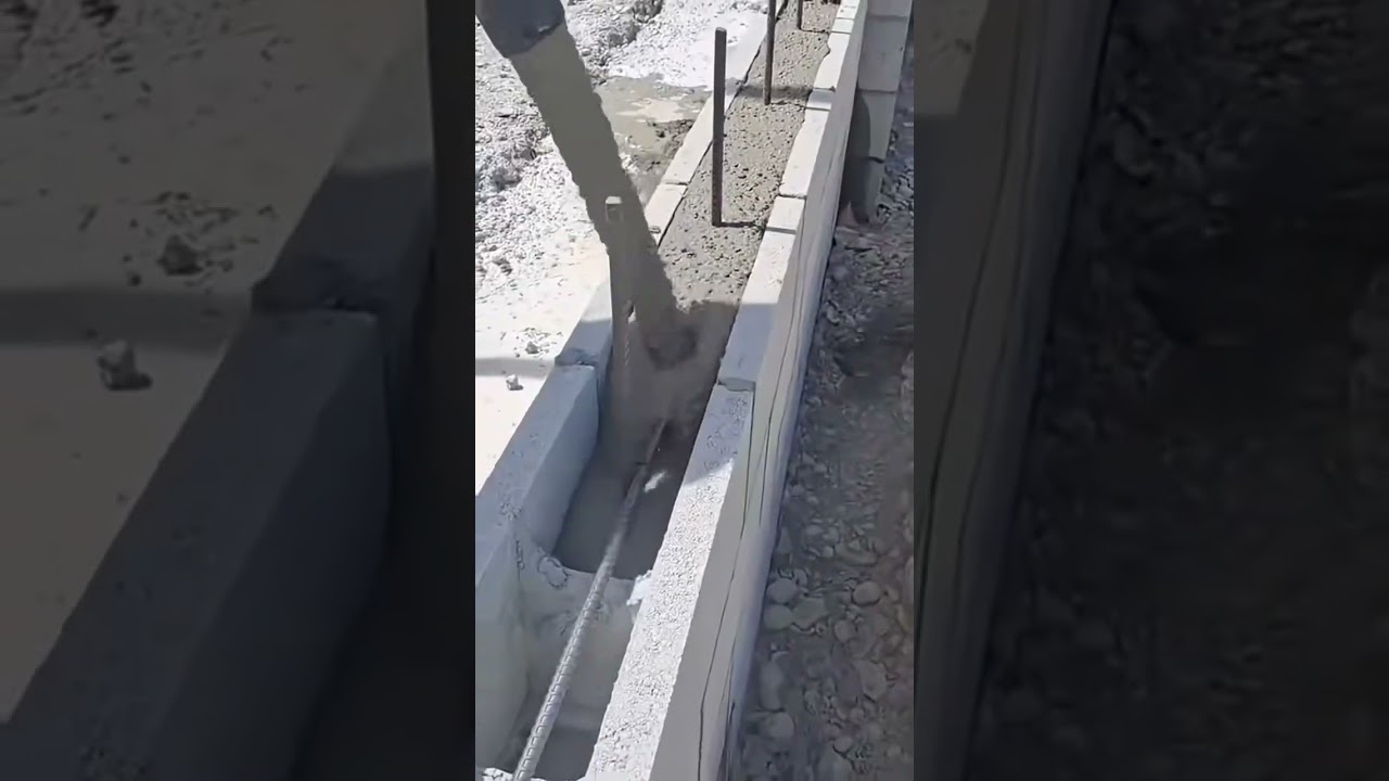 Casting process to build a stronger wall foundation 