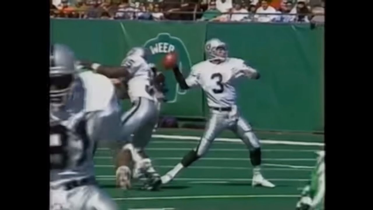 Jeff throws 3 TD’s in one half vs the Jets (1997) YouTube