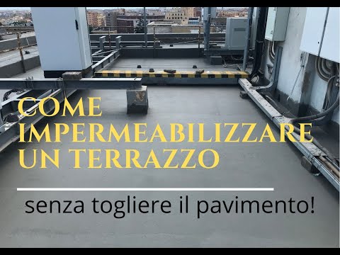 Video: Come è fatto il pavimento in terrazzo?