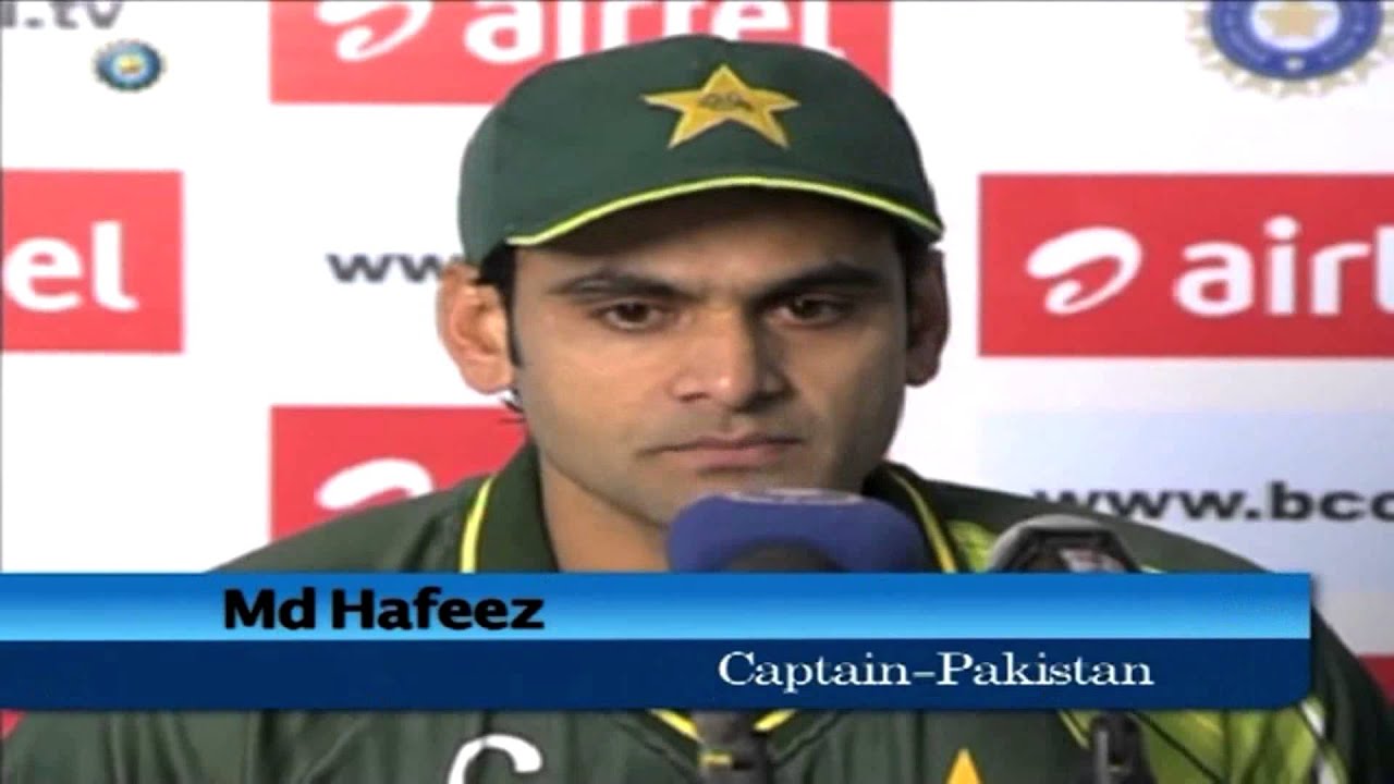 India vs Pakistan 2012-13: Mohammad Hafeez speaks to media