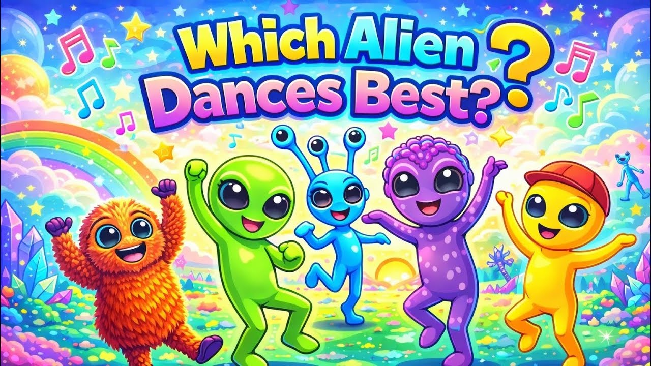 Which Alien Dances Best? 👽🕺 Fun Dance Challenge!