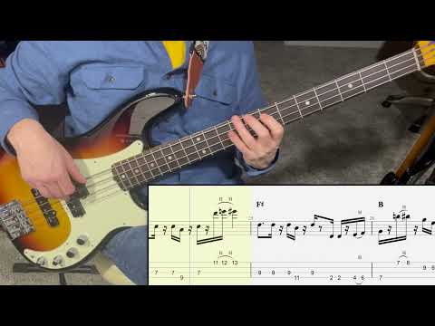 A Lesson In Leavin' - Dottie West | Bass Guitar Cover (Play Along Tabs)