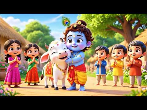 छोटी छोटी गैया - Choti Choti Gaiya Chote Chote Gwal | Krishna Bal Leela | Little Krishna Song