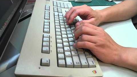 My favorite keyboard --- Apple Extended Keyboard