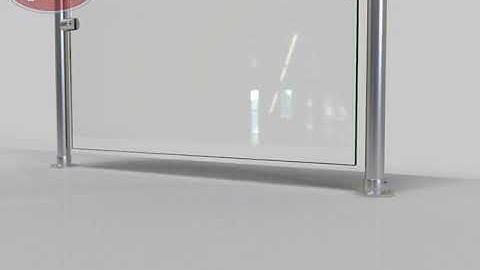 How to install EP6 ADM Sneezeguards Permanent mount?